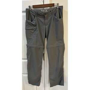 Mountain Hardwear Gray Convertible‎ Hiking Pants Women's Sz 6